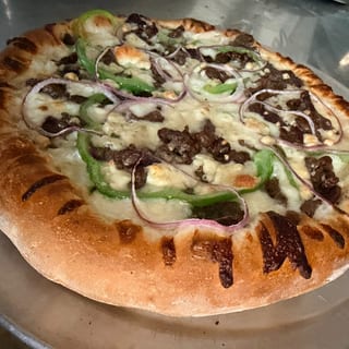 Cheese Steak Pizza